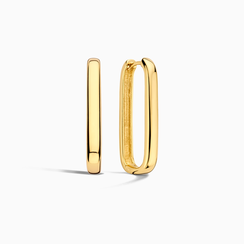 Large Icon Hoops | Gold